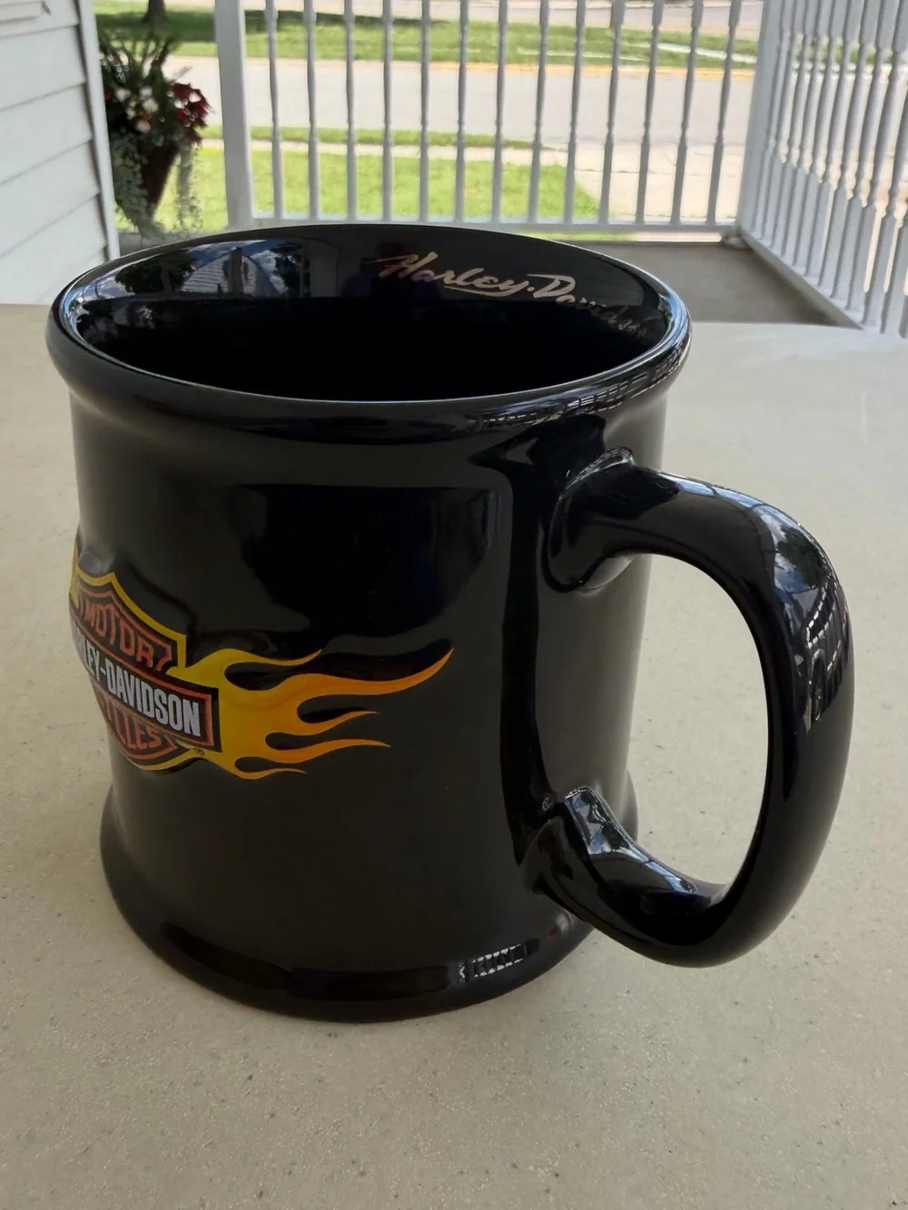 Vintage 2002 Harley Davidson Coffee Ceramic Mug HD Logo